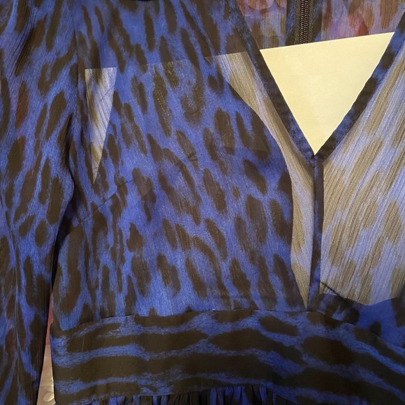 Michael Kors Leopard Print Dress Sz 0 - Picture 4 of 9